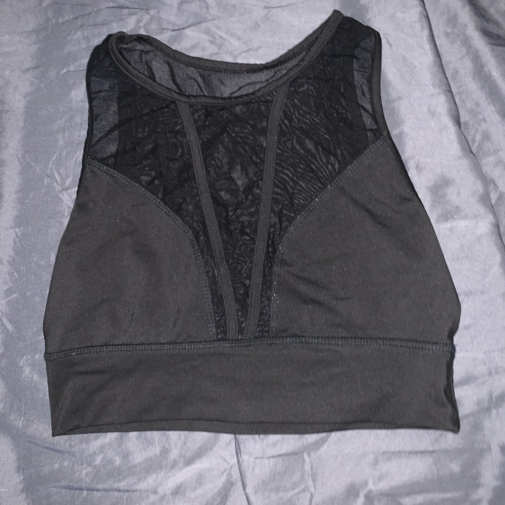 mesh crop top
